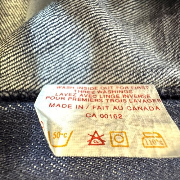 Vintage 80s GWG Jeans Mens 36x32 Scrubbies Bootcut Dark Wash Denim Deadstock NWT - Picture 8 of 9